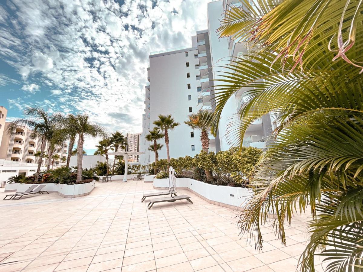 Apartamento Ocean Garden, Ac, Sun Terrace, Heated Pool, Parking, Pp901 Costa Adeje  Exterior foto